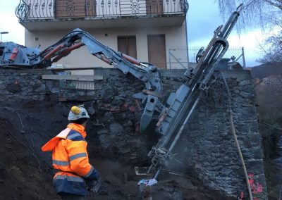 Construction logement et micropieux à Royat