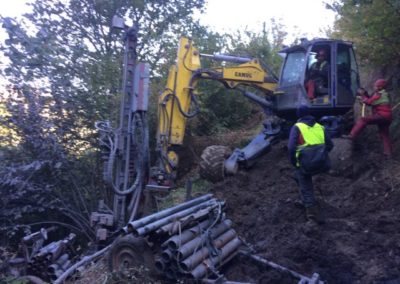 Sondage à proximité du tunnel du Somport (64)