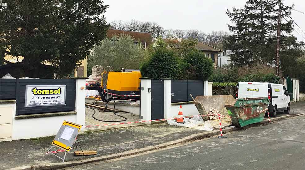 Reprise en sous-œuvre d’un pavillon en Ile de France