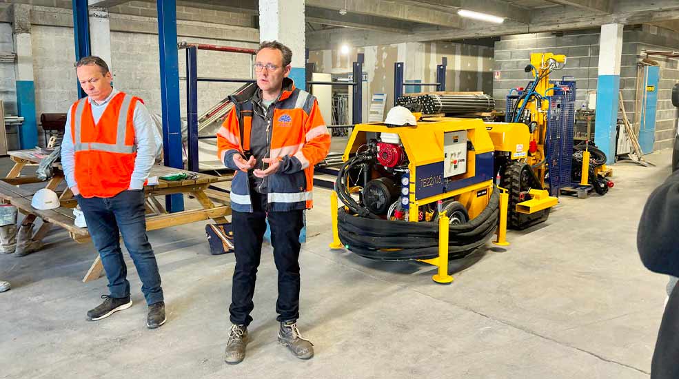 Formation foreuse TE22 à l’agence TEMSOL AUVERGNE